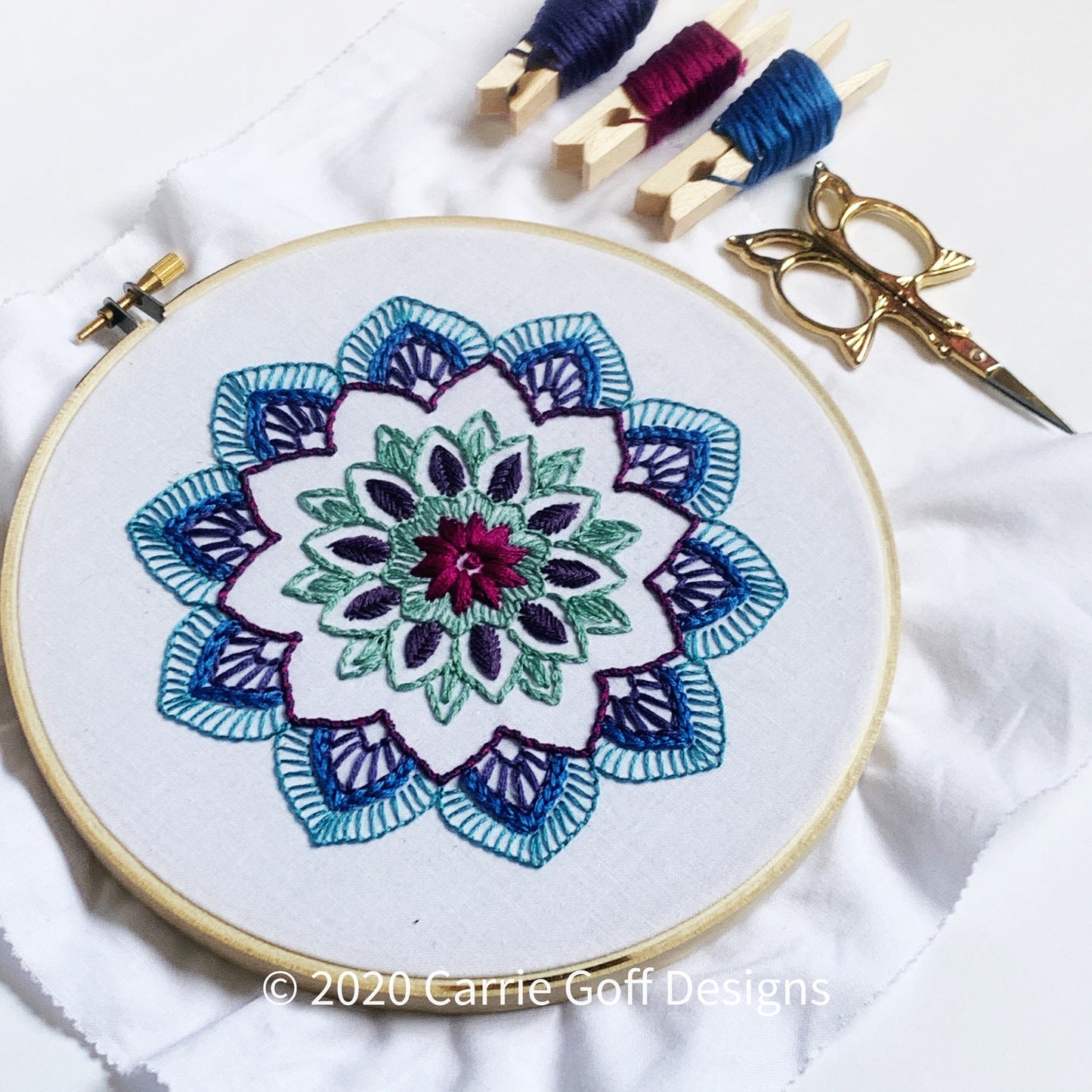 Mandala Embroidery Pattern