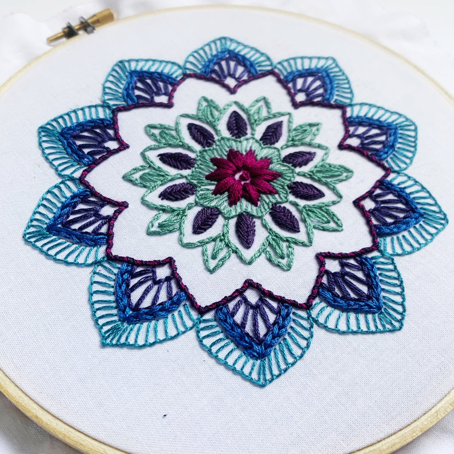 Mandala Embroidery | Wall Art