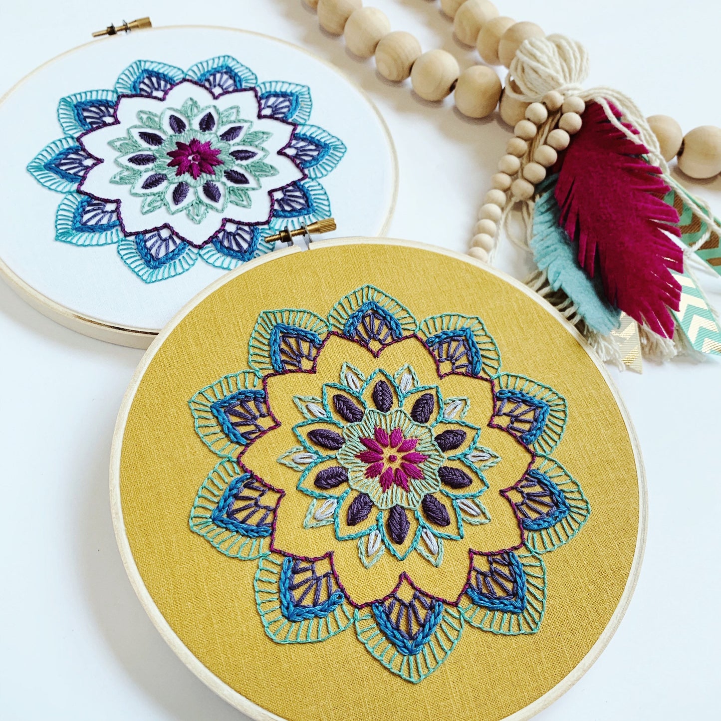 Mandala Embroidery | Wall Art