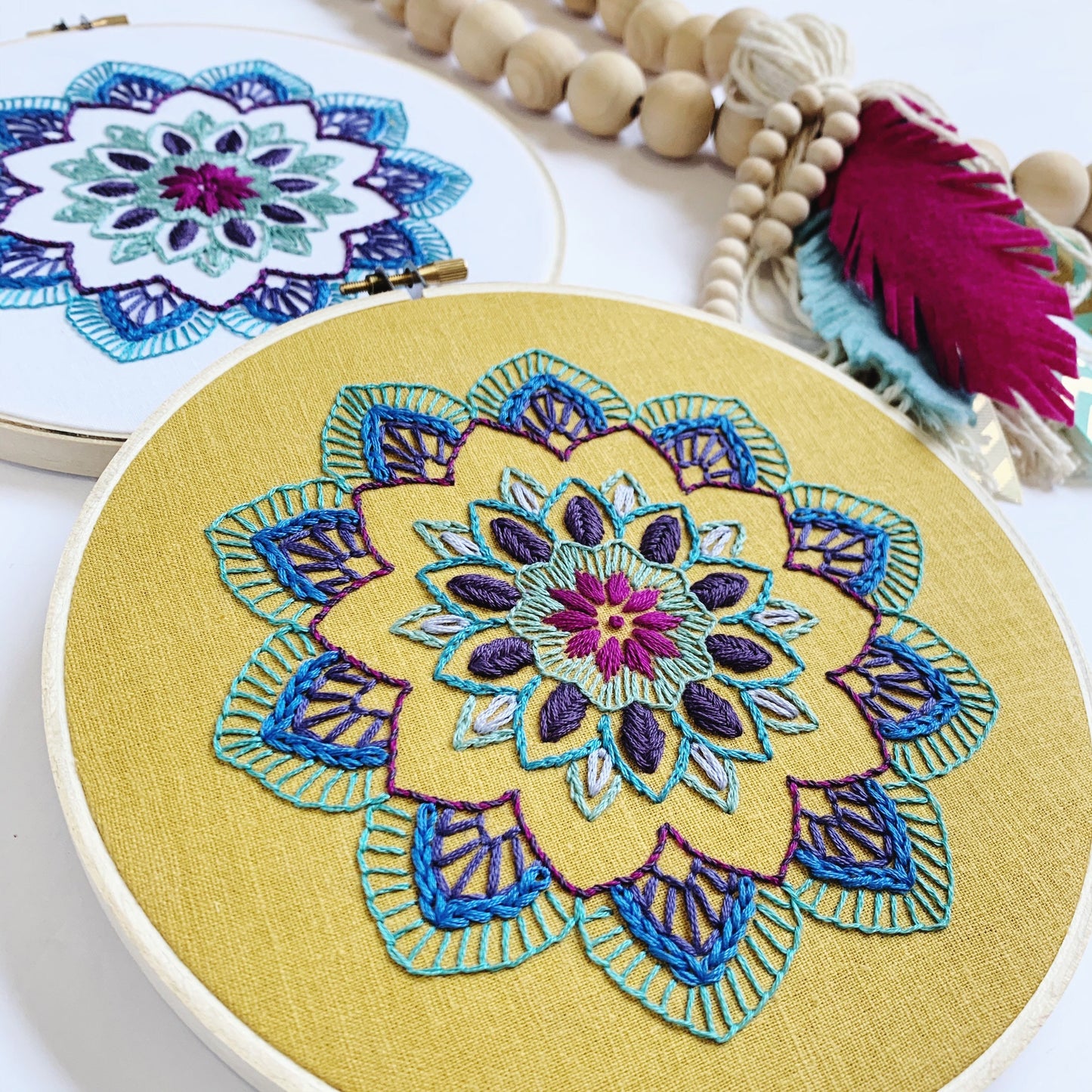 Mandala Embroidery | Wall Art