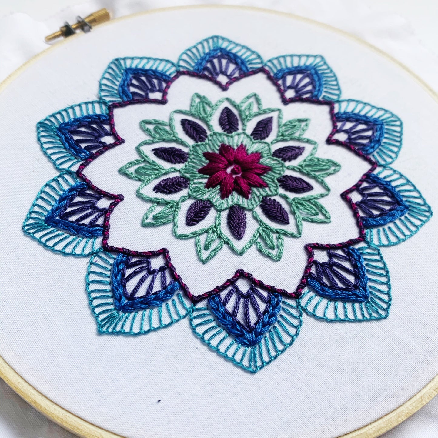 Mandala Embroidery Kit