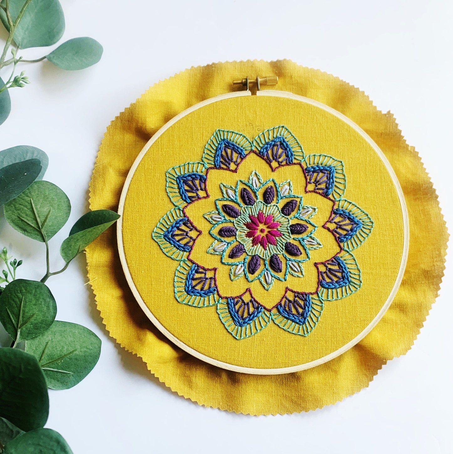 Mandala Embroidery | Wall Art