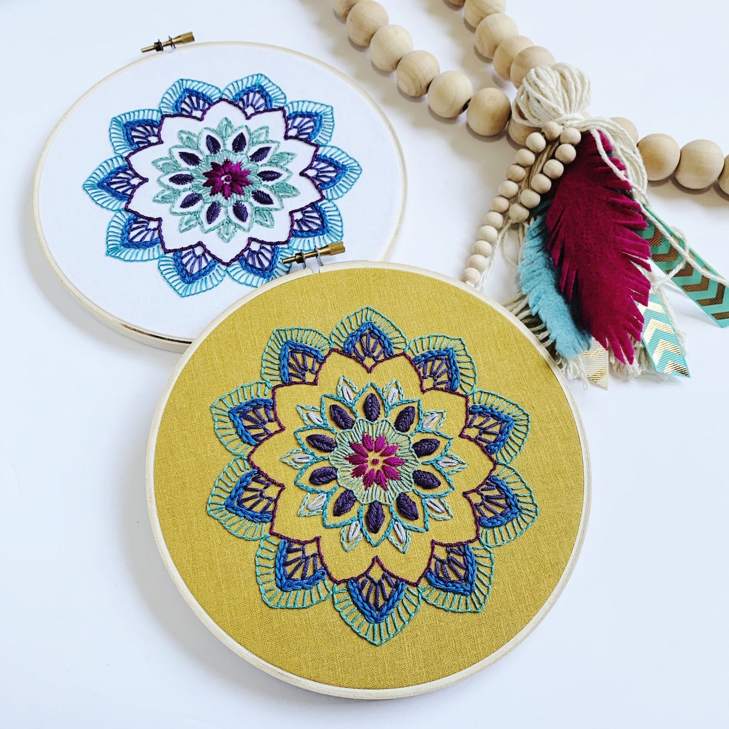 Mandala Embroidery | Wall Art