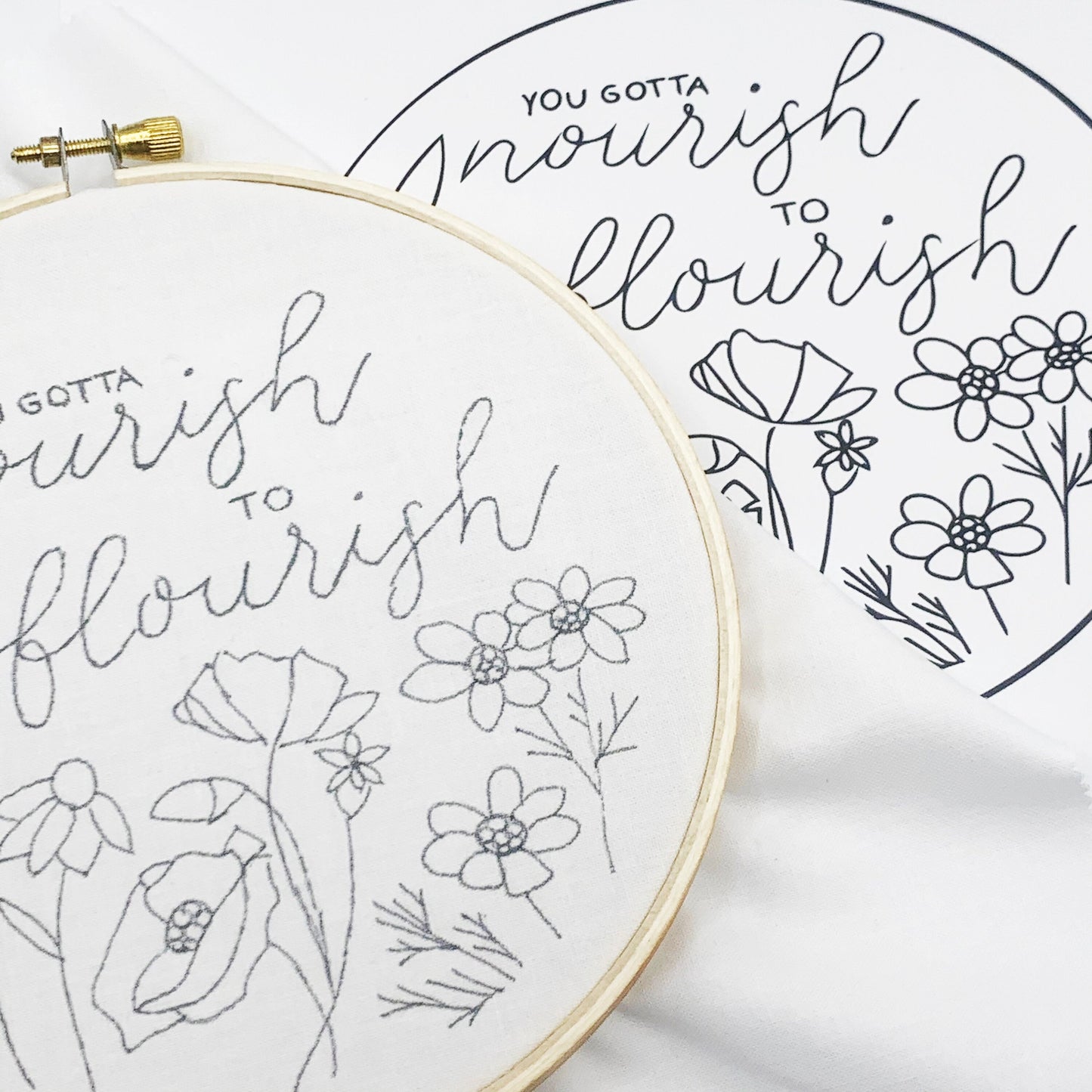 Nourish Embroidery Kit