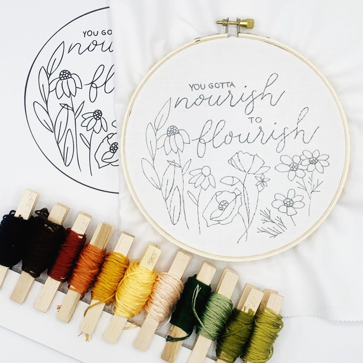 Nourish Embroidery Kit