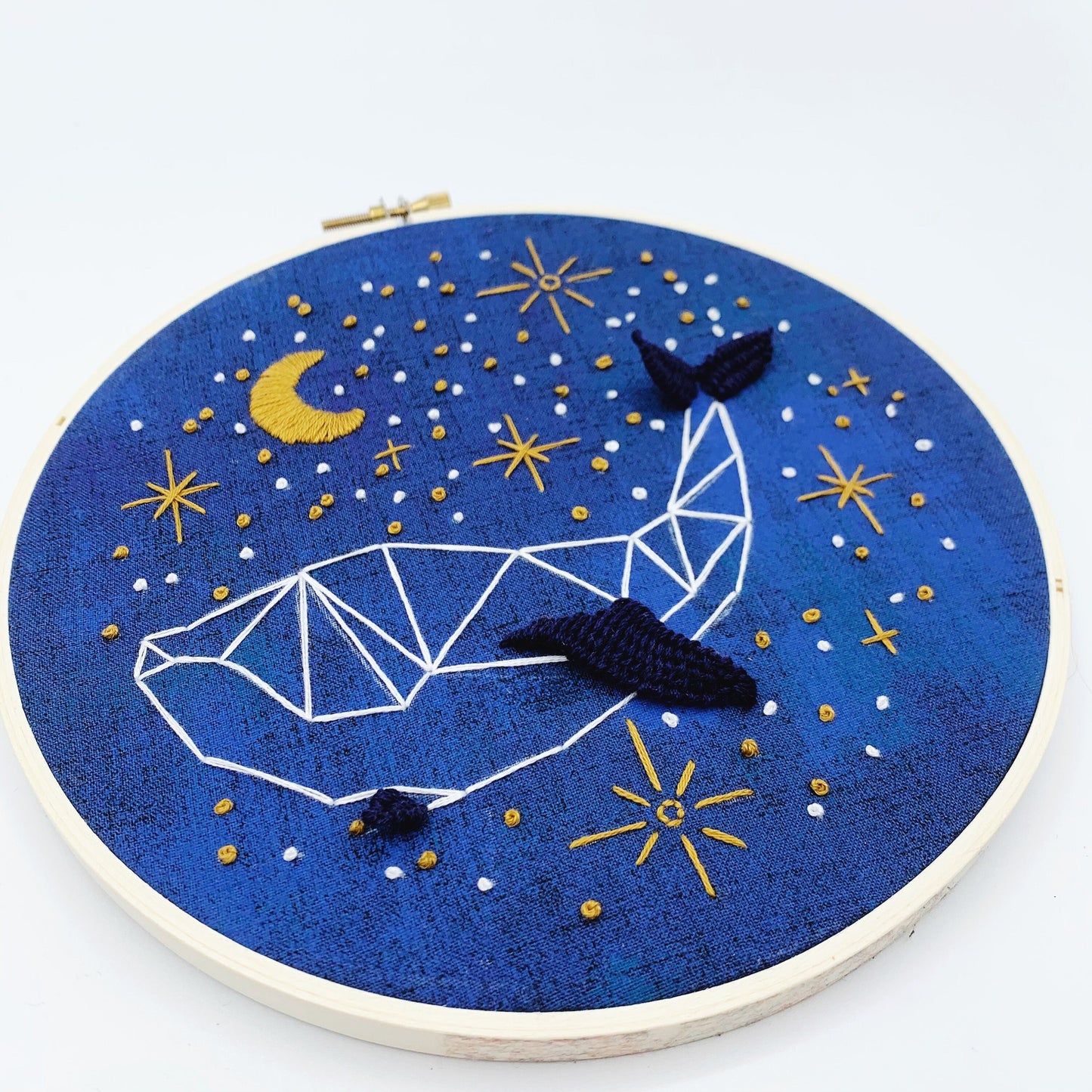 Whale Constellation Embroidery Kit | 3D | DIY Embroidery