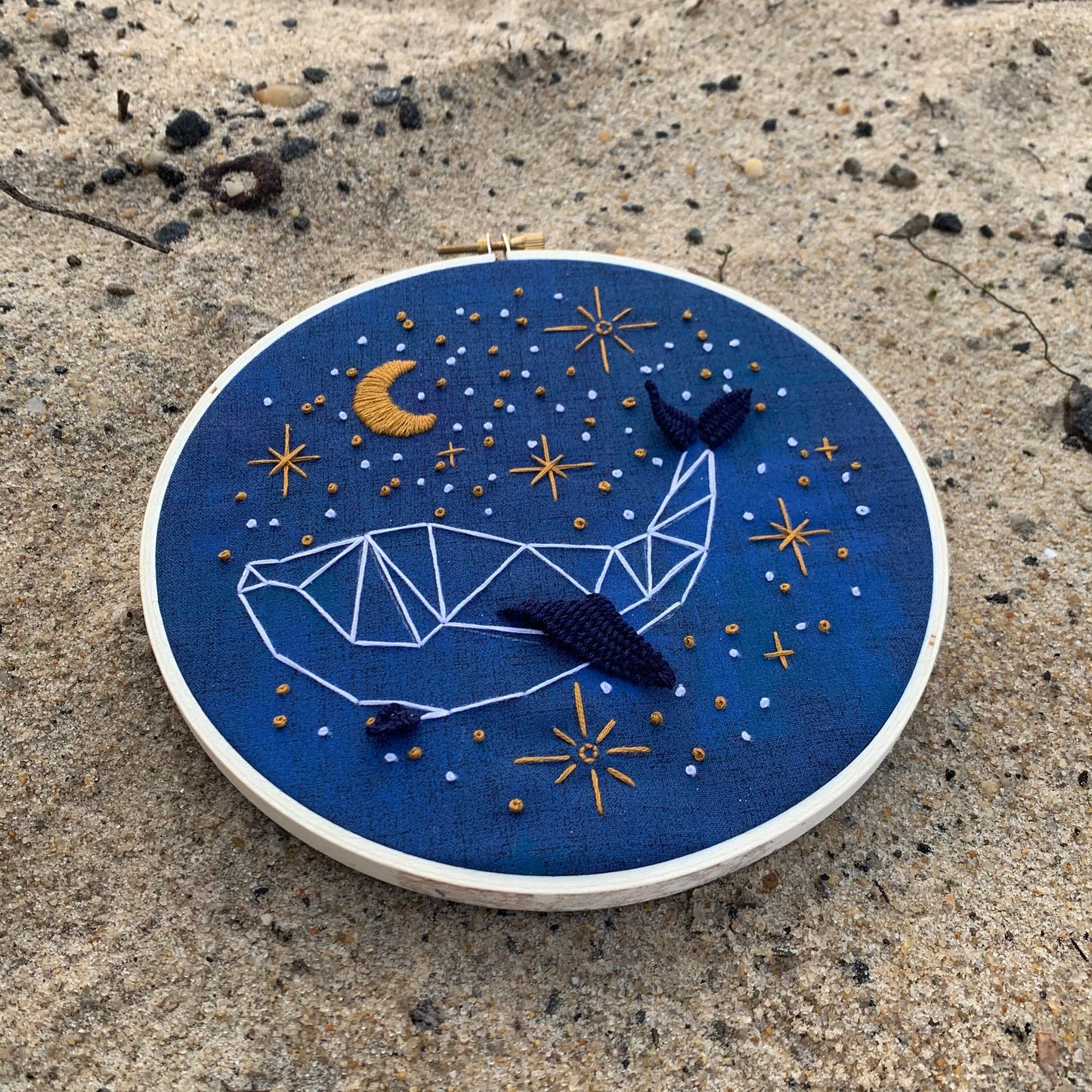 Whale Constellation Embroidery Kit | 3D | DIY Embroidery