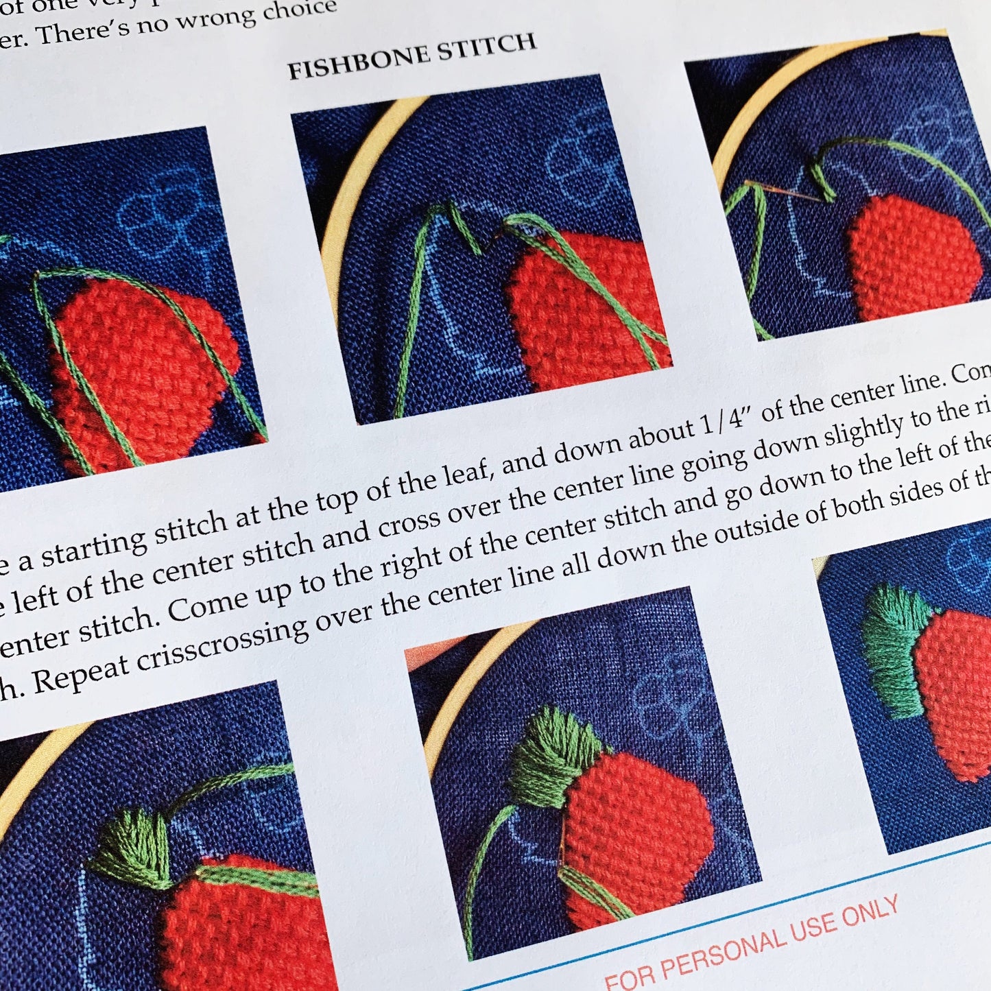 Mini Strawberry Embroidery Kit | 3D | DIY Embroidery