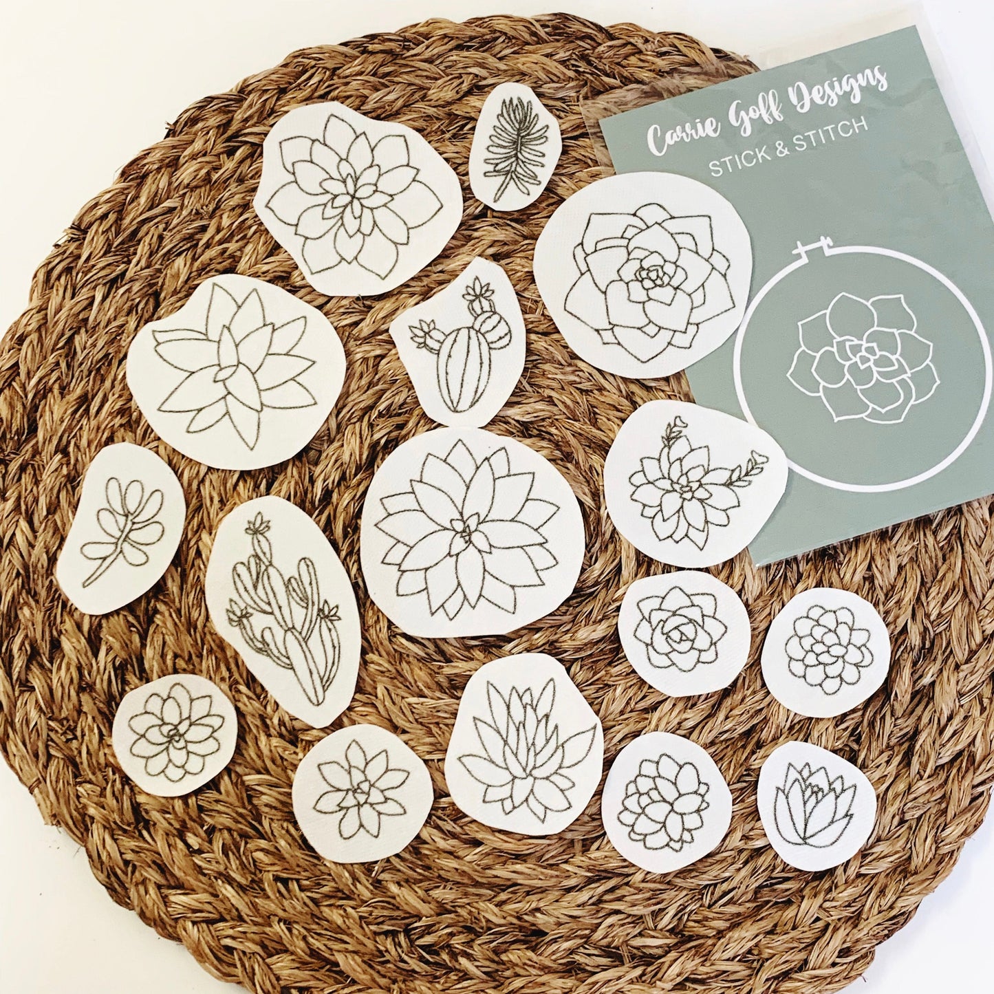 Stick & Stitch | Succulents Pack | Embroidery Designs