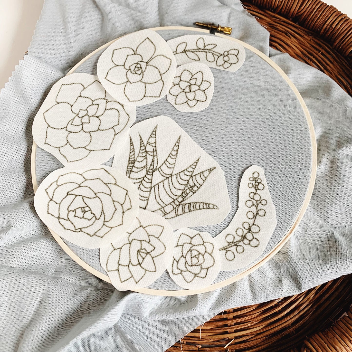 Stick & Stitch | Succulents Pack | Embroidery Designs