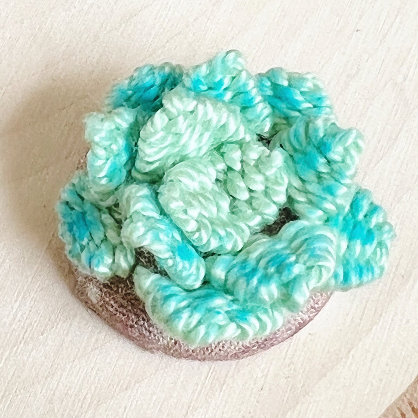 Needle Minder Succulent 3D Embroidery