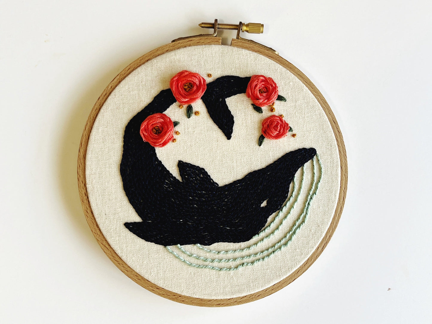 Whale Tale Embroidery Kit | Whale | Whale Art